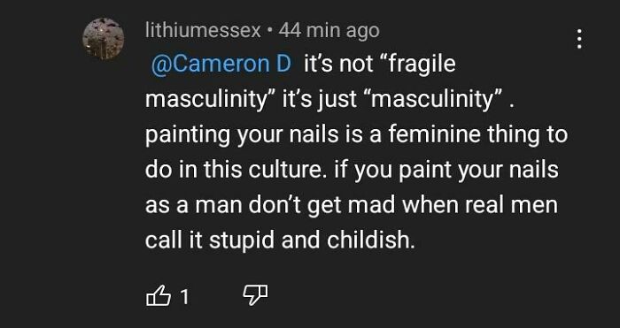 When A Guy Just Has Painted Nails On A Video, LOL