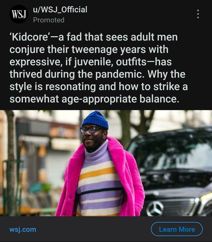 Bright Colors Are Super Juvenile. At Any Age.