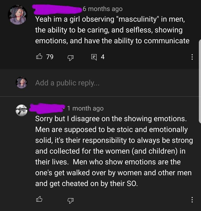 Here's Something Someone Replied to Me on YouTube. Brace Yourself.