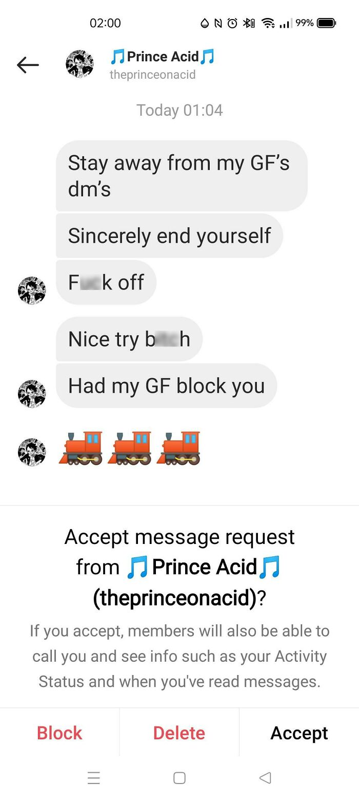 Saw a Guy Sharing Abuse 'Opinions'. Texted His GF. You Can Too.