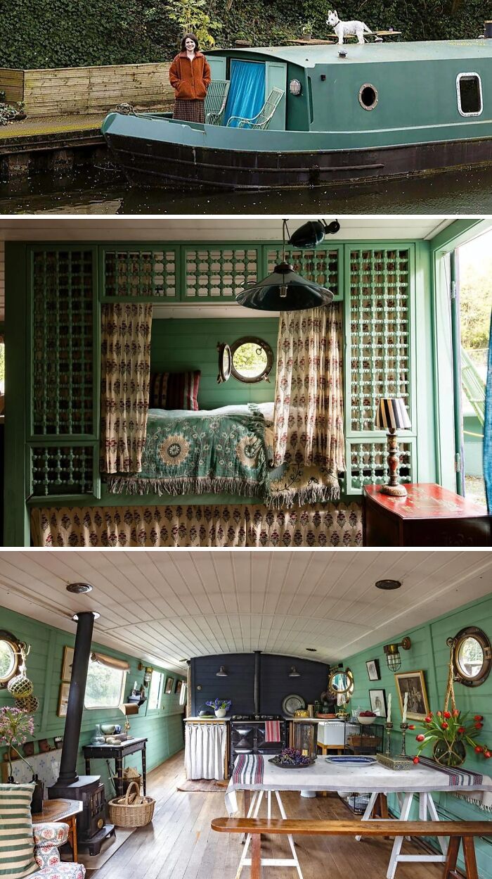 This Floating Flat Has Museum Floors and a Tub for Your Pet