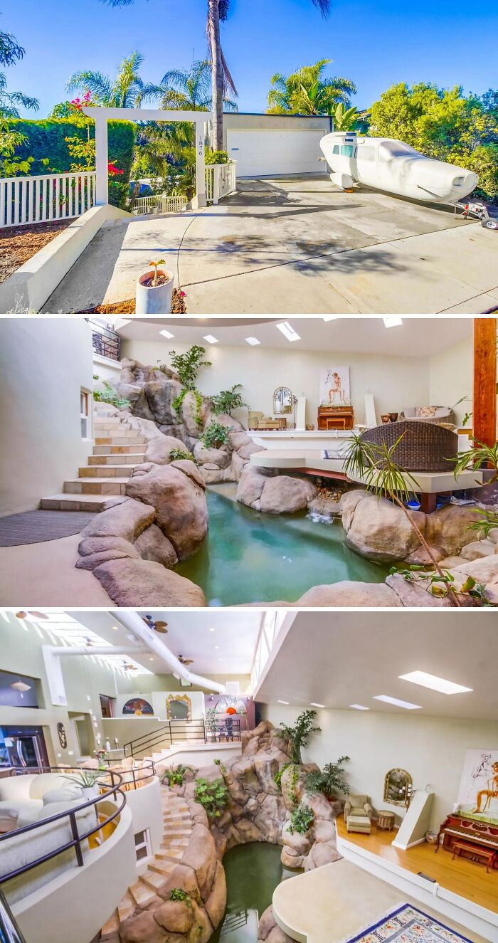 San Diego’s Waterfall House Has an Indoor Pool (In the Middle of the House!)