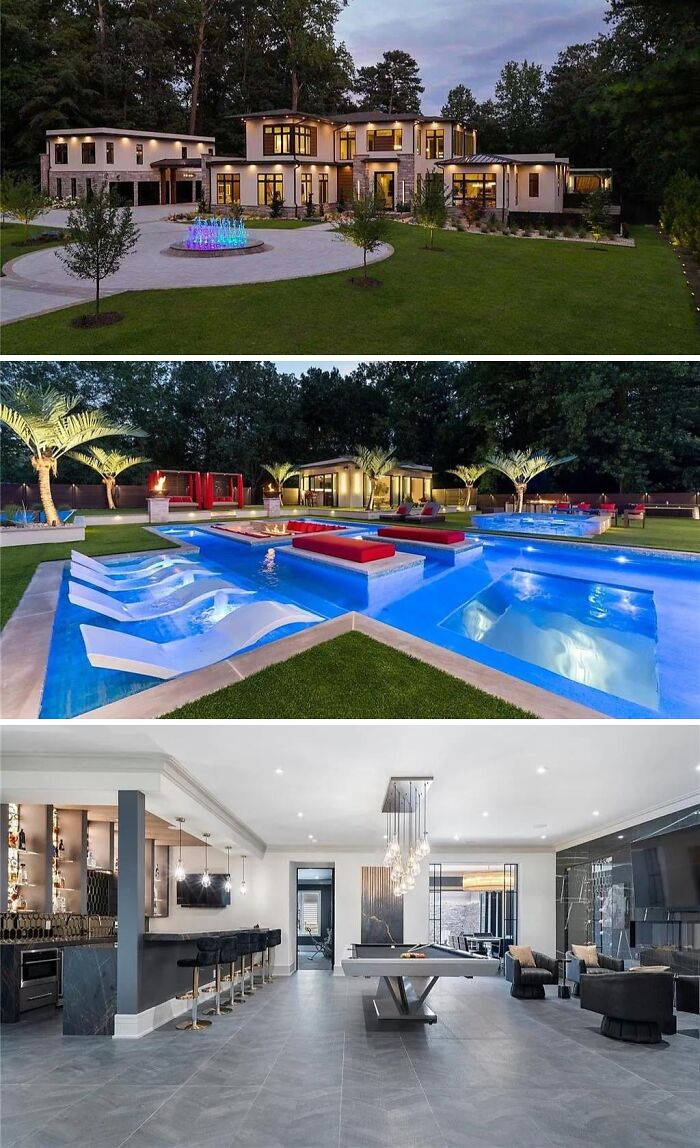 This House Has a Pool Over a Bowling Alley. Say What?!