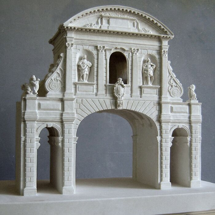 "Model of Temple Bar, London" - Mini London Gateway