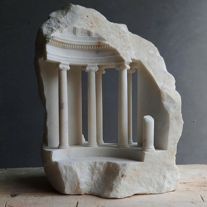 "Mirror Study" - Reflecting in Stone