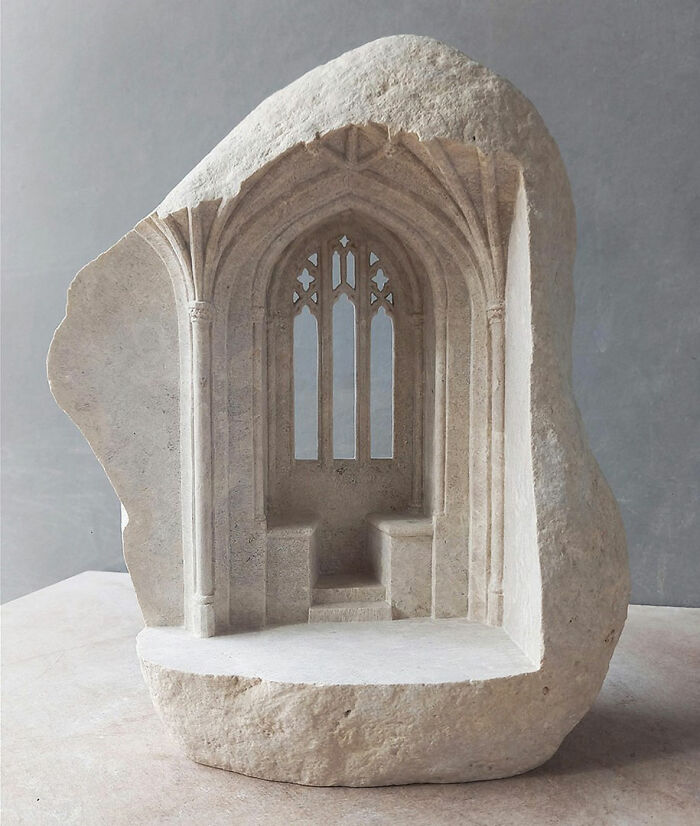 "Window II" - Limestone Wall Peek