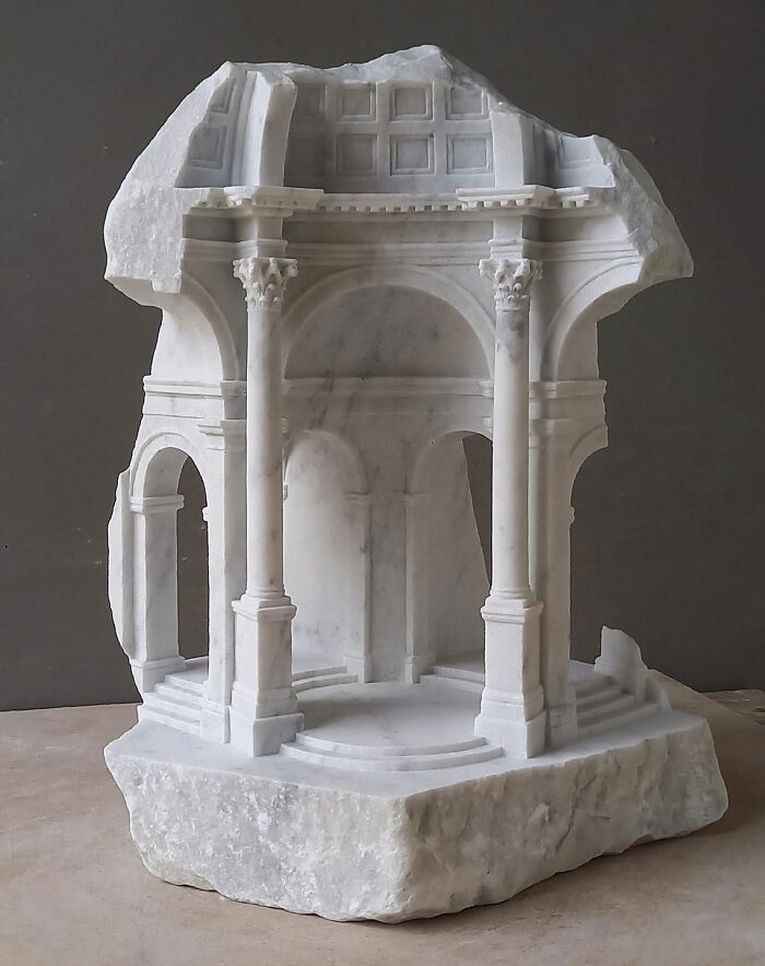 "Essay in Baroque Space IV" - Marble Drama