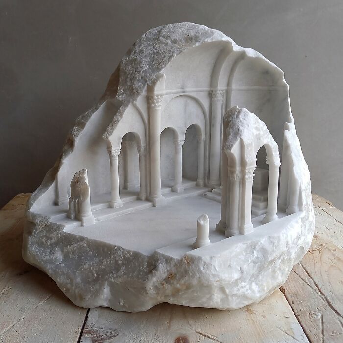 "Basilica VI" - Marble Mini Church Love