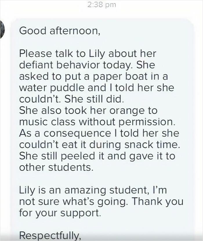 The Message I Got From My Daughter’s Teacher In Third Grade