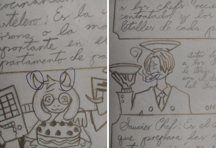 At 12, My Teacher Took Off Points Because I Drew A Goat With Horns And A Cigarette