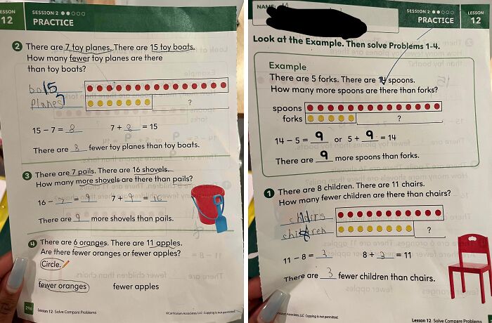 My Son's Homework Was Marked Wrong, But It's Totally Right