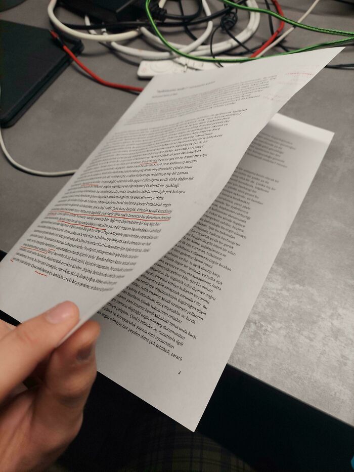 The Teacher Gave Me A 4-Page Worksheet As An Answer To One Exam Question