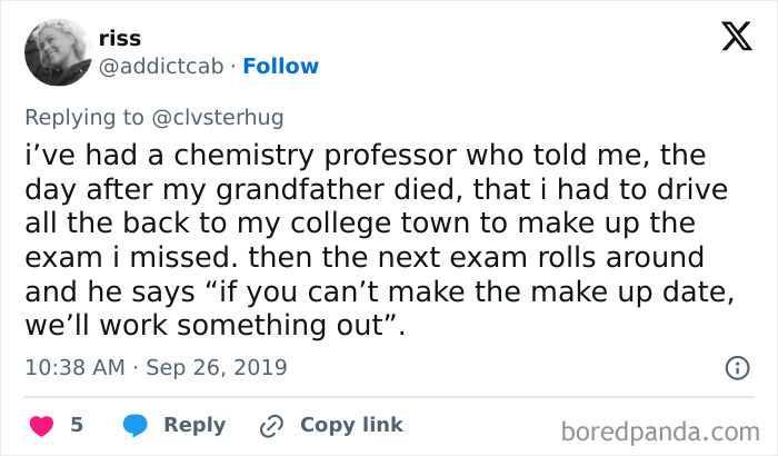 The Change Your Teacher Pulls Outta Nowhere