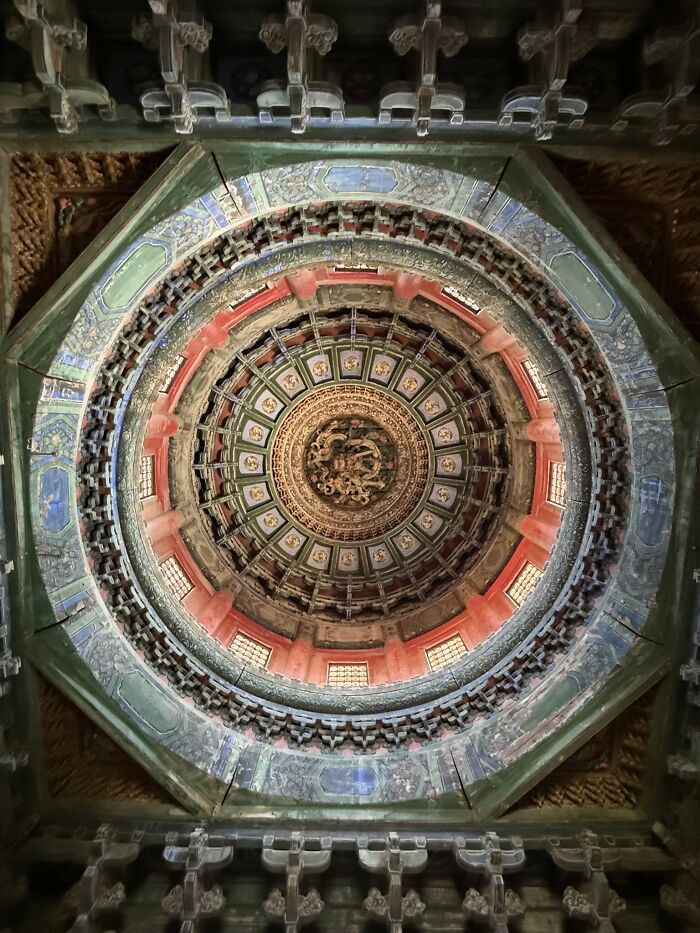 Fancy Ceiling Magic at Forbidden City, Beijing