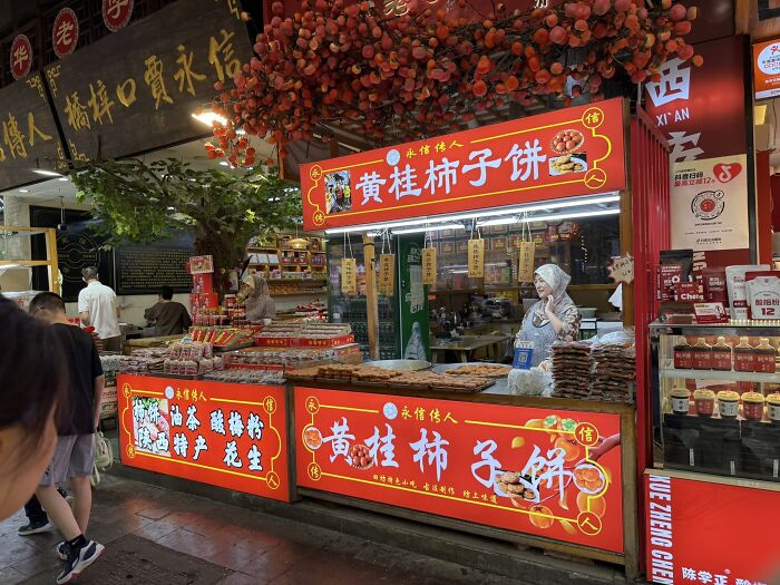 Sweet Persimmons for Sale! Muslim Quarter, Xi'an