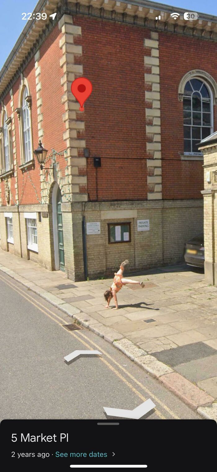 Cartwheels Caught On Google Street View!