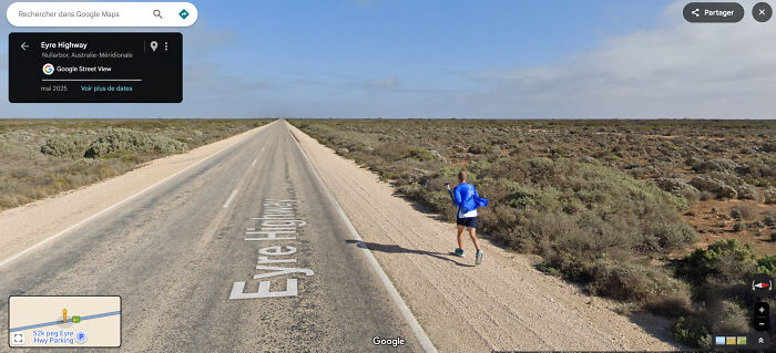 Spotted: Running Man In The Australian Desert