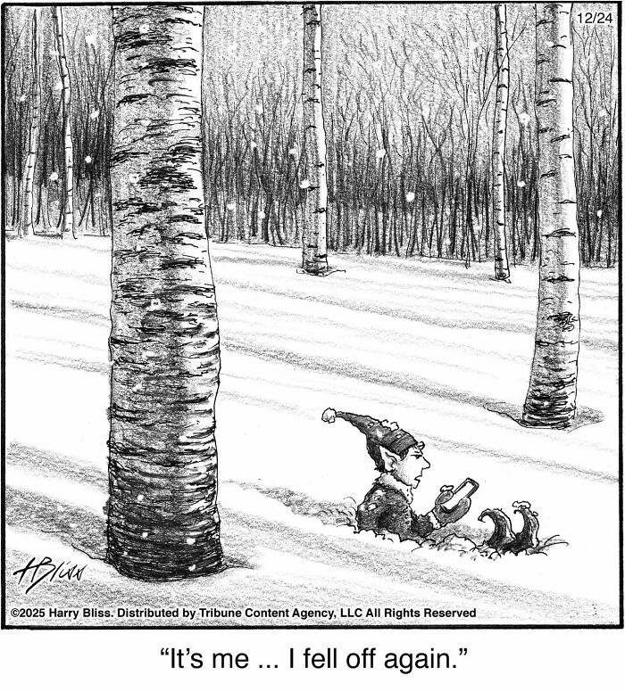 40 One-Panel Comics By Harry Bliss That Nail Everyday Weirdness