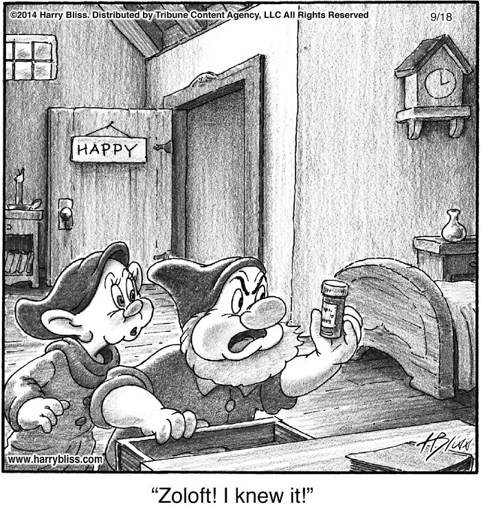 40 One-Panel Comics By Harry Bliss That Nail Everyday Weirdness