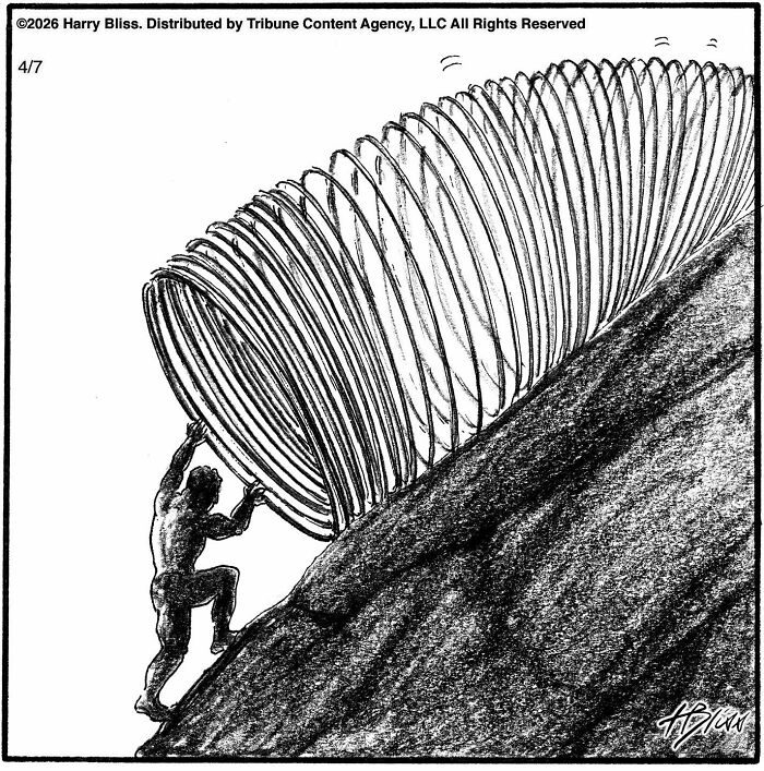 40 One-Panel Comics By Harry Bliss That Nail Everyday Weirdness