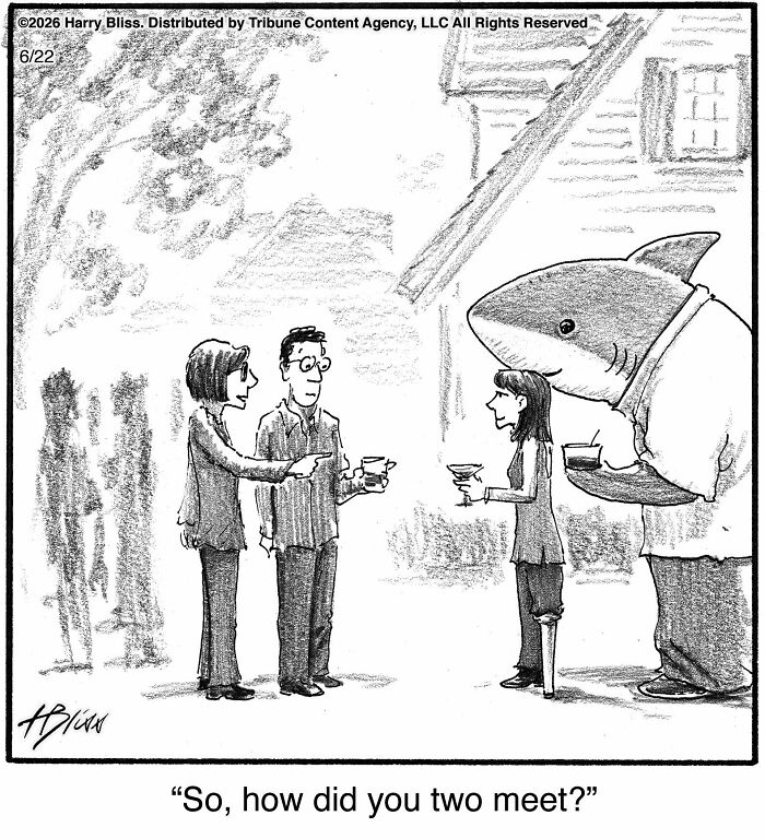 40 One-Panel Comics By Harry Bliss That Nail Everyday Weirdness