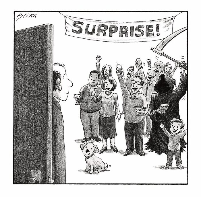 40 One-Panel Comics By Harry Bliss That Nail Everyday Weirdness