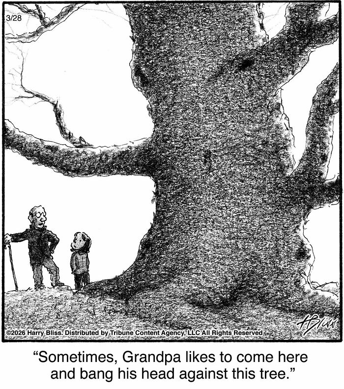 40 One-Panel Comics By Harry Bliss That Nail Everyday Weirdness