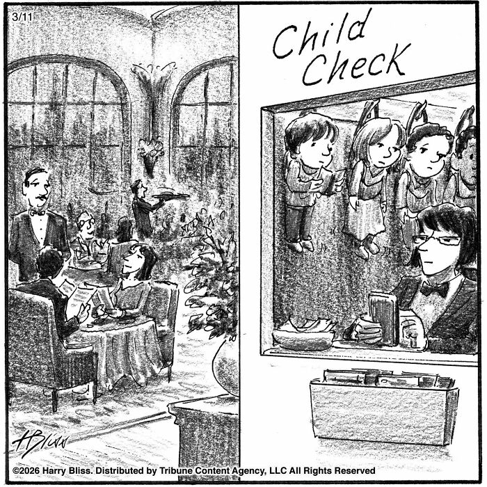 40 One-Panel Comics By Harry Bliss That Nail Everyday Weirdness