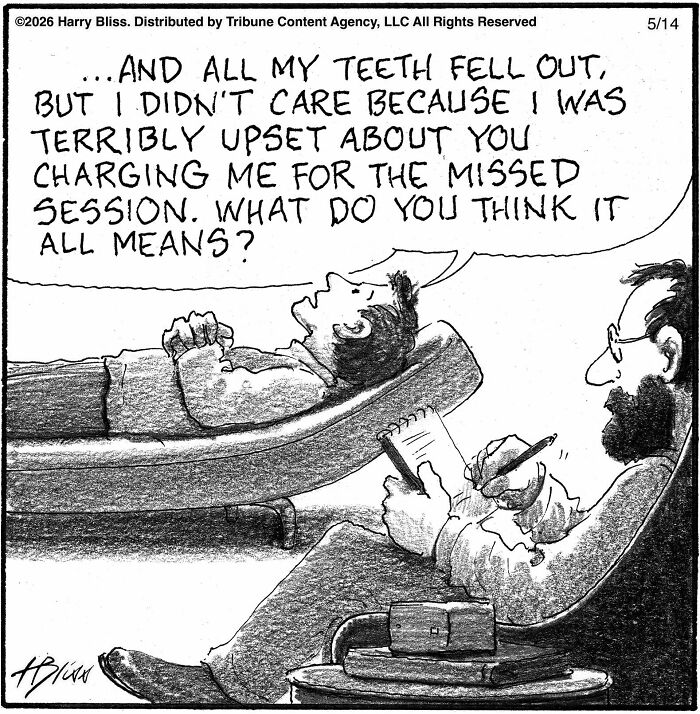 40 One-Panel Comics By Harry Bliss That Nail Everyday Weirdness
