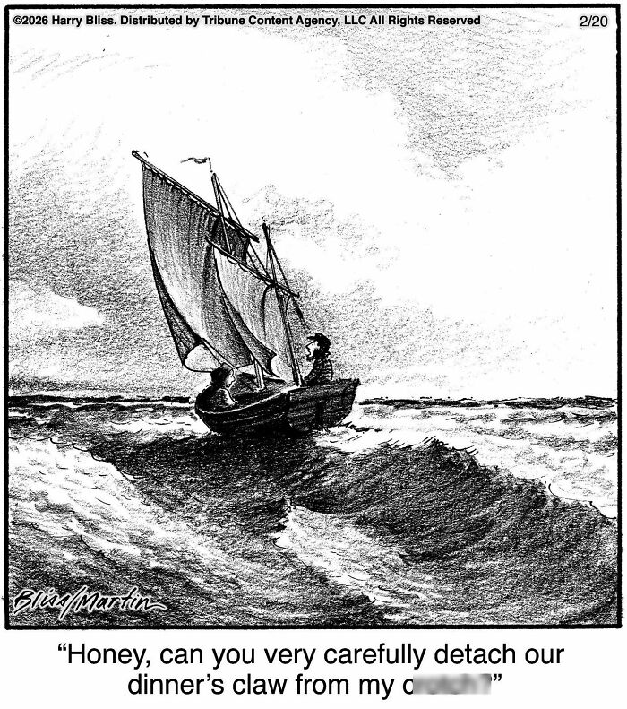 40 One-Panel Comics By Harry Bliss That Nail Everyday Weirdness