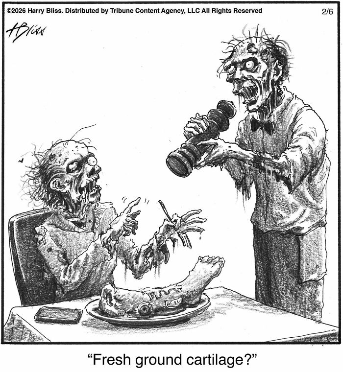 40 One-Panel Comics By Harry Bliss That Nail Everyday Weirdness