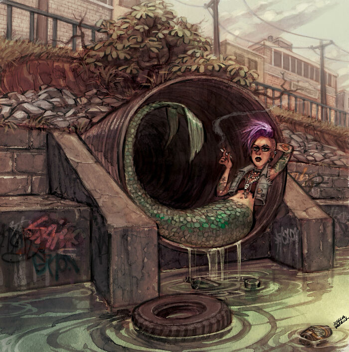 Punk Mermaid: Because Even Mermaids Have Bad Hair Days