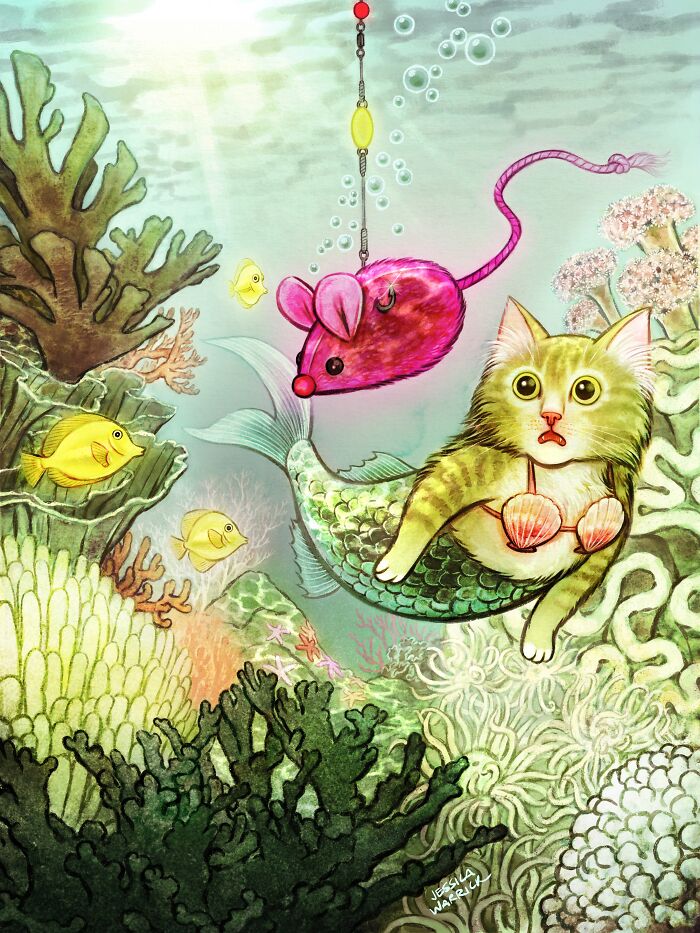Merkitten: Because Cats Need Tails That Splash Too