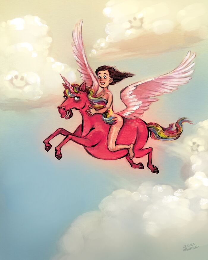 Pegacorn: When Unicorns and Pegasi Throw a Party