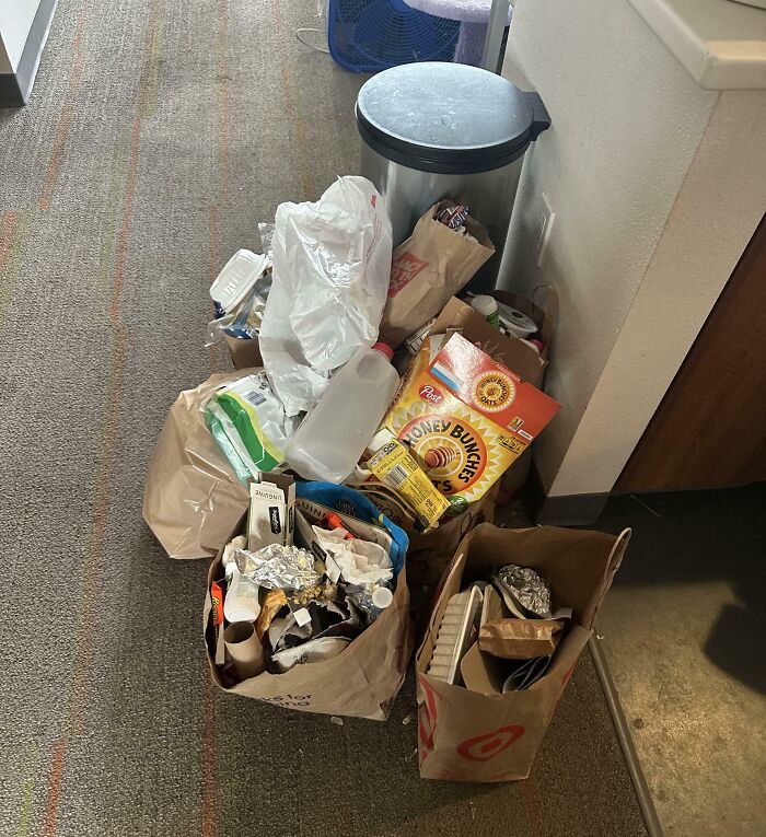 Trash Pile-Up: Roommate Leaves Bags For Weeks, Won't Take Them Out