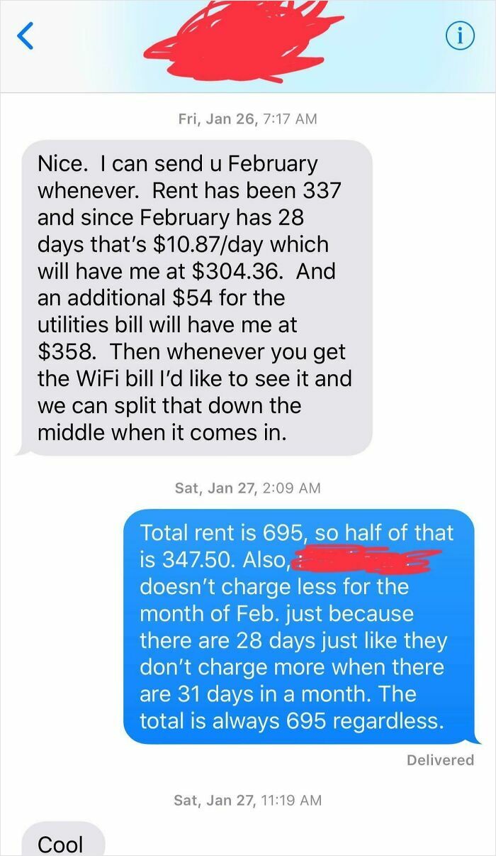 Roommate Doesn’t Know Rent Math, But I Do