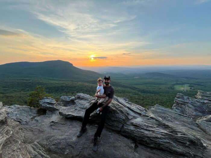 Baby’s First Big Hike (With Dad’s Backpack Ready)