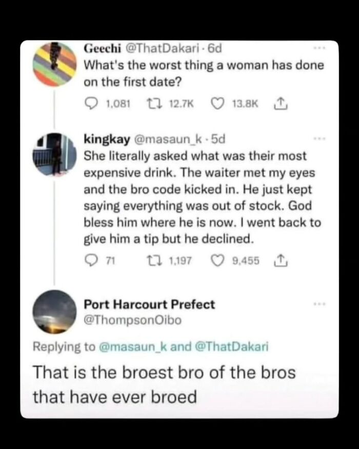 Waiter Saves First Date With Epic Bro Code Move, Internet Loves It