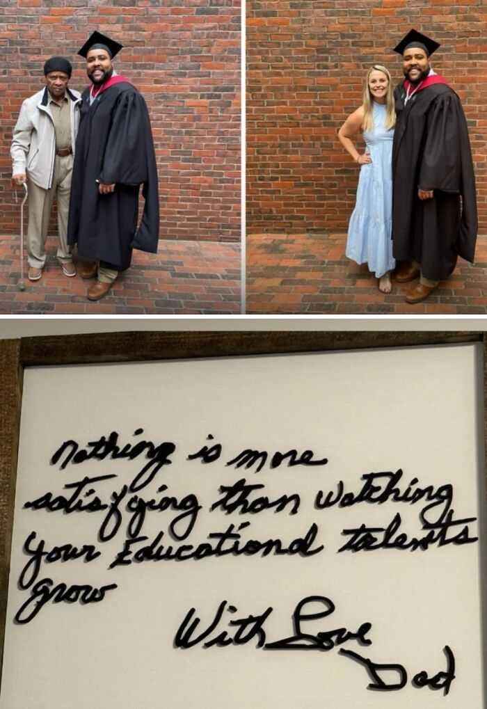 Boyfriend Gets Graduation Gift With Dad’s Handwriting From Years Ago