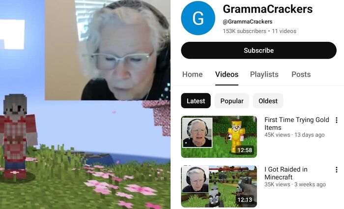 81-Year-Old Grandma Goes Viral Playing Minecraft To Help With Grandson’s Cancer Bills
