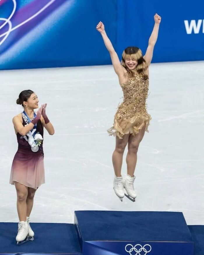 Alysa Liu Wins Olympic Gold And Chin’ Up Halo Hair Style