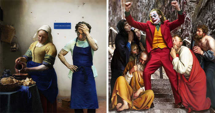 Wait, This Artist Actually Mashes Up Classical Art with Pop Culture and It’s Wildly Awesome