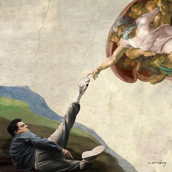 Wait, This Artist Actually Mashes Up Classical Art with Pop Culture and It’s Wildly Awesome