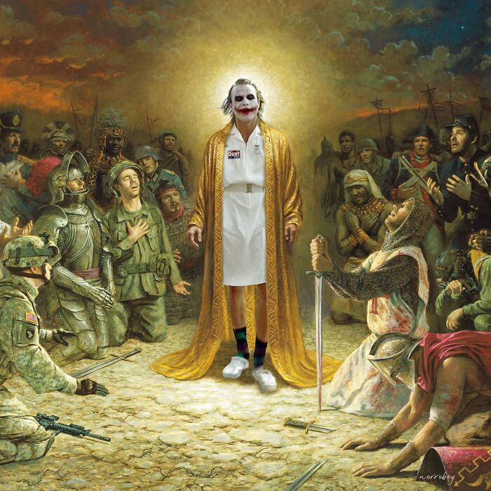 Wait, This Artist Actually Mashes Up Classical Art with Pop Culture and It’s Wildly Awesome