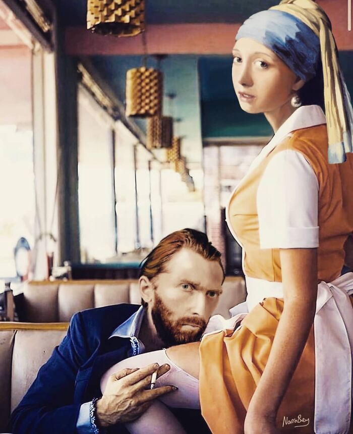 Wait, This Artist Actually Mashes Up Classical Art with Pop Culture and It’s Wildly Awesome