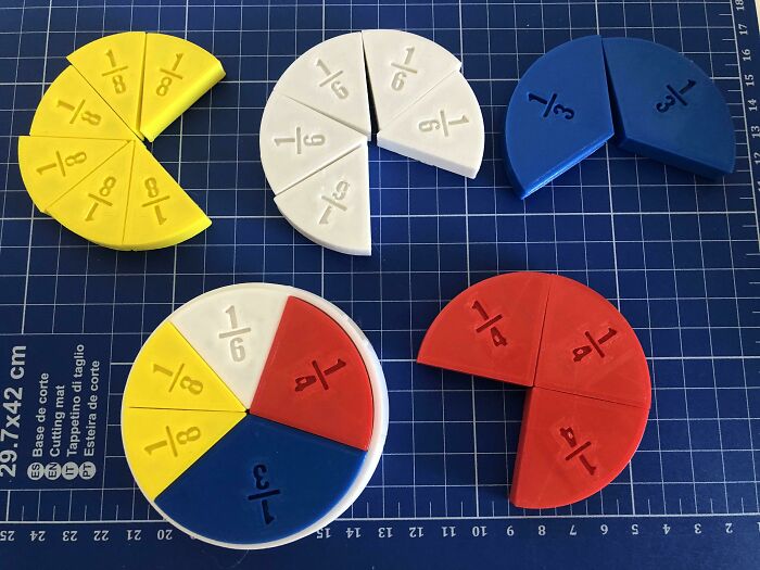 Learning Fractions the Practical Way with a 3D Printed Tool