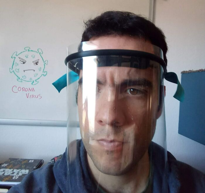 Printed Face Shields Around the Clock for Hospital Workers Fighting COVID