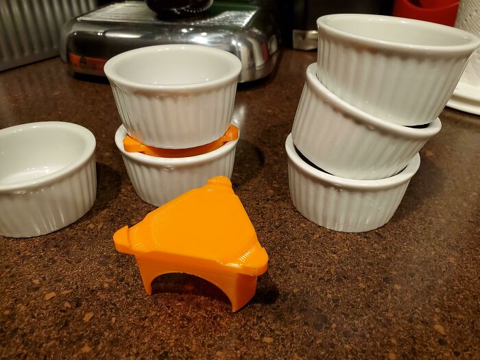Designed Mini Ramekin Stacker to Stop Those Annoying Cupboard Piles