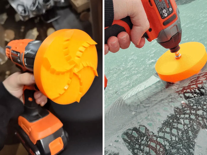 Tired of Scraping Ice? This Drill-Attached Ice Scraper Has Your Back