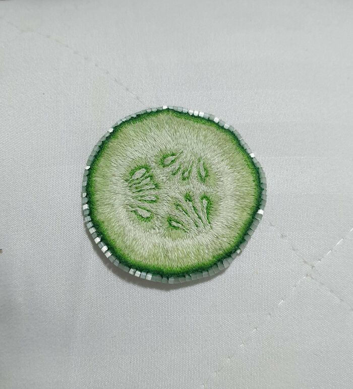 Stitching a Cucumber—Why Not?